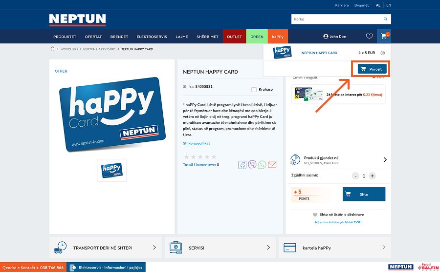 Ky&ccedil;ja n&euml; llogari