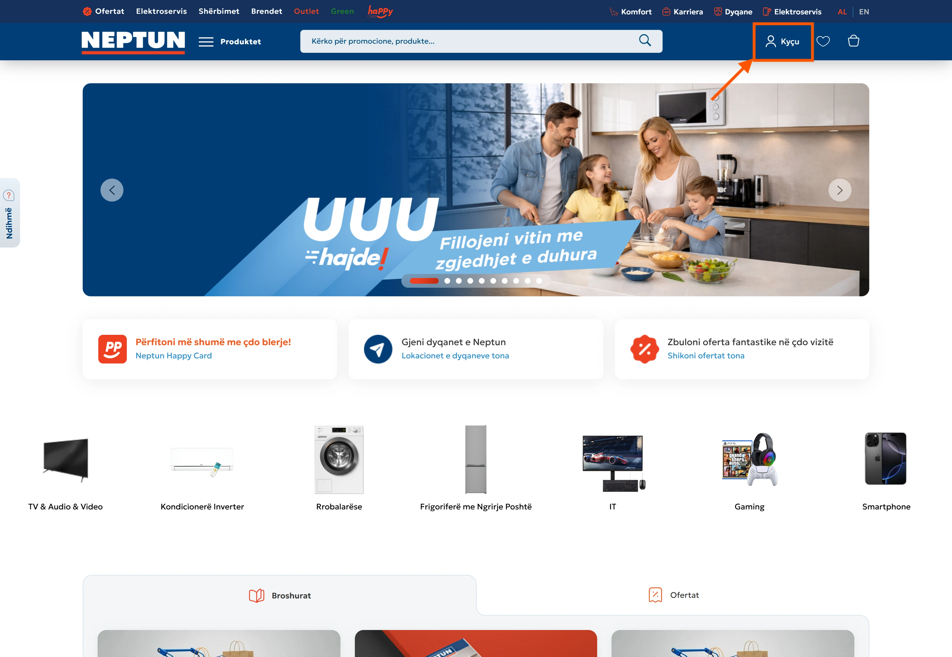 Ky&ccedil;ja n&euml; llogari